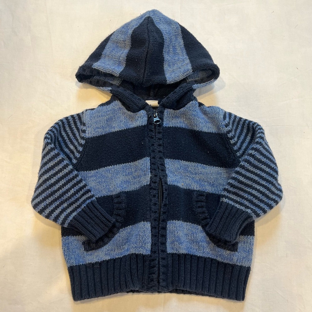 Infant zip up sweater